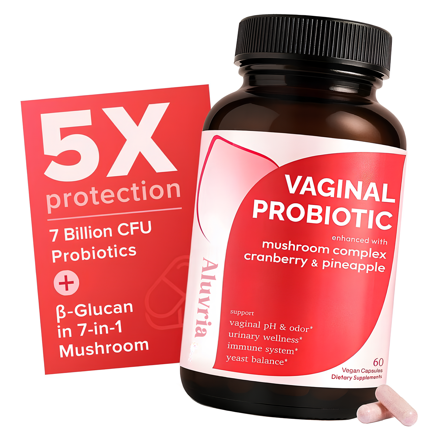 7-in-1 Mushroom Probiotics Capsules